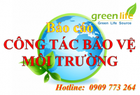 Báo cáo công tác bảo vệ môi trường