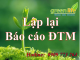 Lập lại báo cáo ĐTM